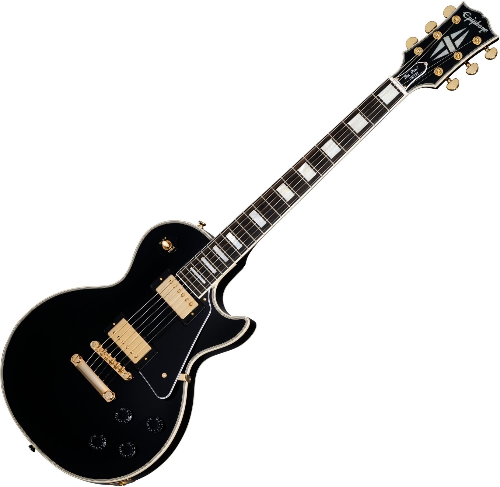 E-Gitarre Epiphone Les Paul Custom Ebony E-Gitarre