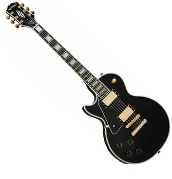 E-Gitarre Epiphone Les Paul Custom LH Ebony E-Gitarre - 1