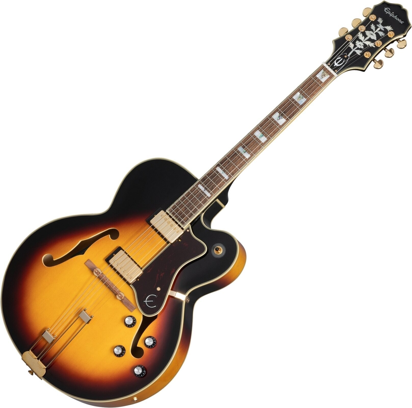 Halbresonanz-Gitarre Epiphone Broadway Vintage Sunburst Halbresonanz-Gitarre