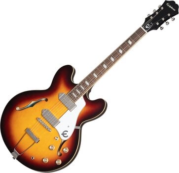 Halvakustisk gitarr Epiphone Casino Vintage Sunburst - 1