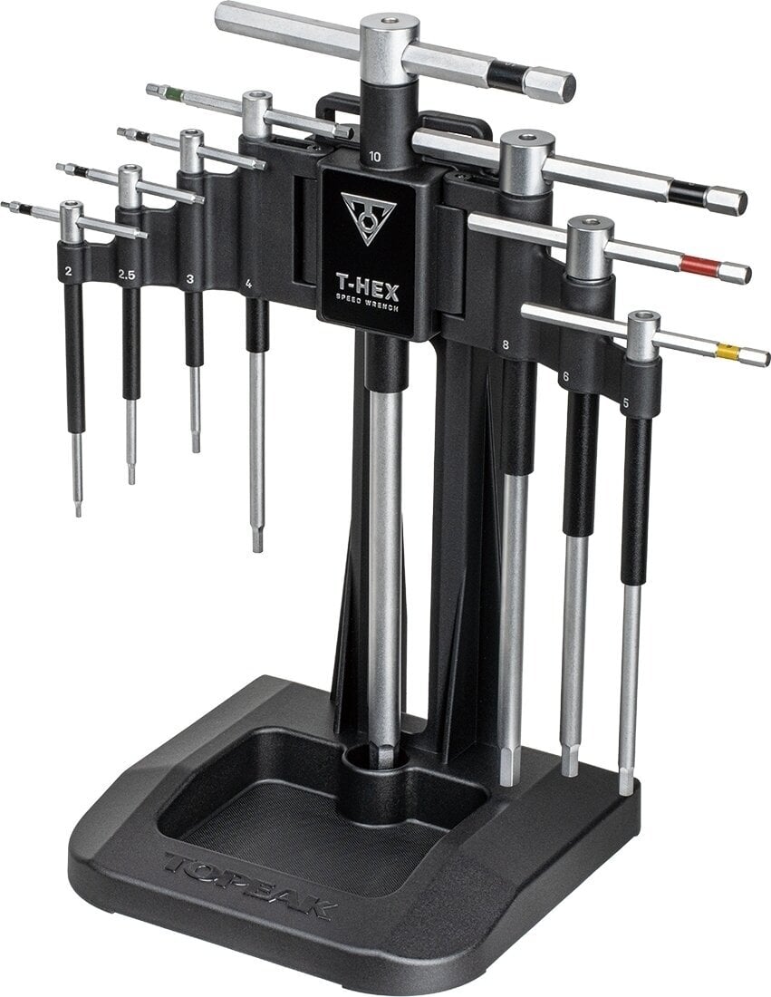 Schraubenschlüssel Topeak T-Hex Speed Wrench Set Black 10-2-2,5-3-4-5-6-8 8 Schraubenschlüssel