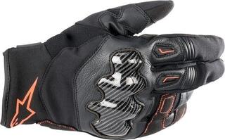 Luvas para motociclos Alpinestars SMX-1 Drystar Gloves Black/Red Fluo