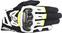 Motorradhandschuhe Alpinestars SMX-2 Air Carbon V2 Gloves Black/White/Yellow Fluo 3XL Motorradhandschuhe