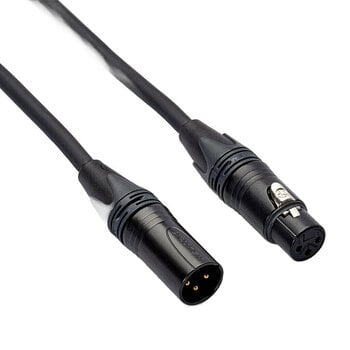 Cablu complet pentru microfoane Bespeco AHMB050 Negru 0,5 m - 1