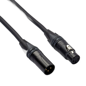 Câble pour microphone Bespeco AHMB200 Noir 2 m - 1
