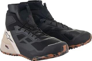 Motorradstiefel Alpinestars CR-1 Shoes Black/Light Brown