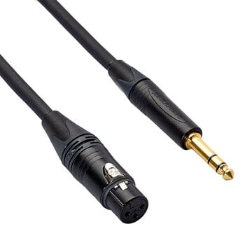 Cablu complet pentru microfoane Bespeco AHSMA300 Negru 3 m - 1
