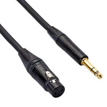 Mikrofon kábel Bespeco AHSMA450 Fekete 4,5 m - 1