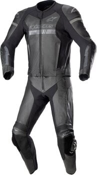 Two-piece Motorcycle Suit Alpinestars GP Force Chaser Leather Suit 2 Pc Black/Black 52 Two-piece Motorcycle Suit - 1