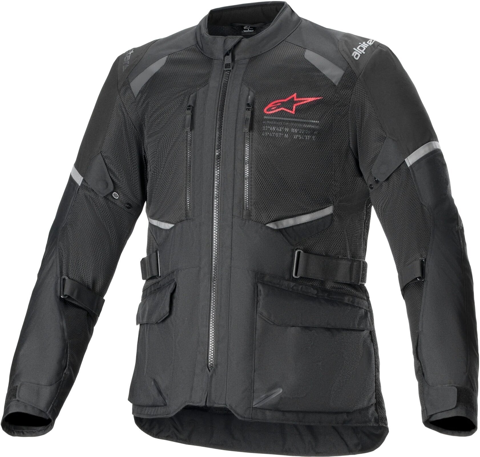 Textilná bunda Alpinestars Andes Air Drystar Jacket Black L Textilná bunda