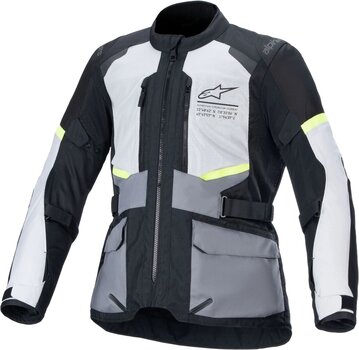 Textilná bunda Alpinestars Andes Air Drystar Jacket Ice Gray/Dark Gray/Black L Textilná bunda - 1