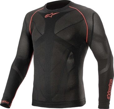 Moto abbigliamento termico Alpinestars Ride Tech V2 Top Long Sleeve Summer Black Red M/L - 1