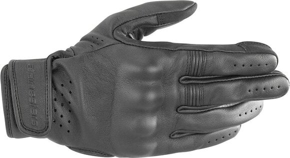 Motorcycle Gloves Alpinestars Dyno Leather Gloves Black/Black M Motorcycle Gloves - 1