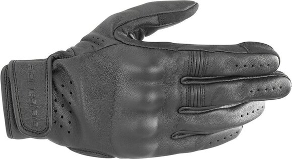 Motoros kesztyűk Alpinestars Dyno Leather Gloves Black/Black XL Motoros kesztyűk - 1