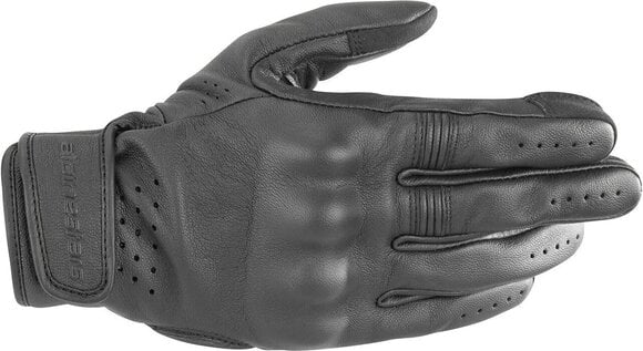 Motorcycle Gloves Alpinestars Dyno Leather Gloves Black/Black 2XL Motorcycle Gloves - 1