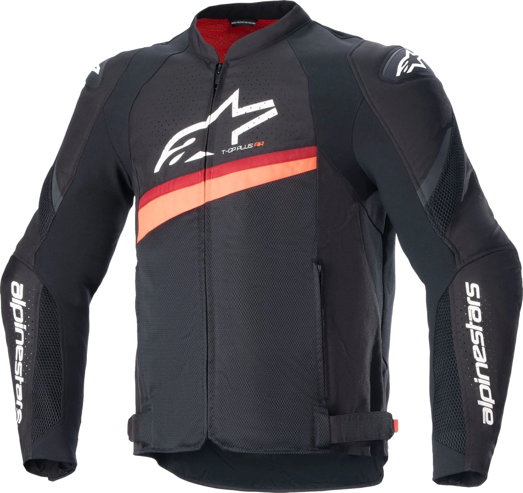 Textilná bunda Alpinestars T-GP Plus V4 Jacket Black/Red/Fluo 3XL Textilná bunda
