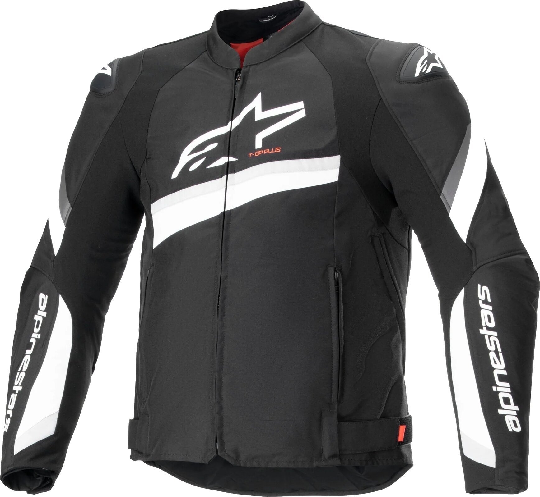 Blouson textile Alpinestars T-GP Plus V4 Jacket Black/White L Blouson textile