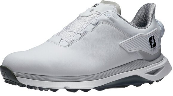 Men's golf shoes Footjoy PRO SLX Mens Golf Shoes White/Grey/Grey Boa 46 - 1