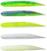 Gummibete Savage Gear Ned Dragon Tail Slug Clear Water Mix Clear Motoroil UV-Green Pumpkin UV-Watermelon Red-Chartreuse Pumpkin-Bleak 7,2 cm 3 g Gummibete