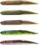 Soft Lure Savage Gear Ned Dragon Tail Slug Dark Water Mix Firecracker-Neon Blue-Chartreuse-White Flash-Glow 7,2 cm 3 g Soft Lure