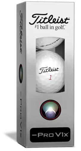 Golf Balls Titleist Pro V1x 2023 Left Dash 3 Pack