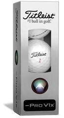 Golfball Titleist Pro V1x 2023 White Left Dash Left Dash Golfball