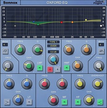 Tonstudio-Software Plug-In Effekt Sonnox Oxford EQ (Native) (Digitales Produkt) - 1