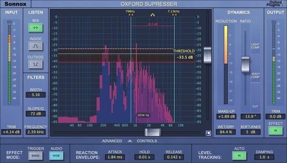 Studio software plug-in effect Sonnox Oxford SuprEsser (Native) (Digitaal product) - 1