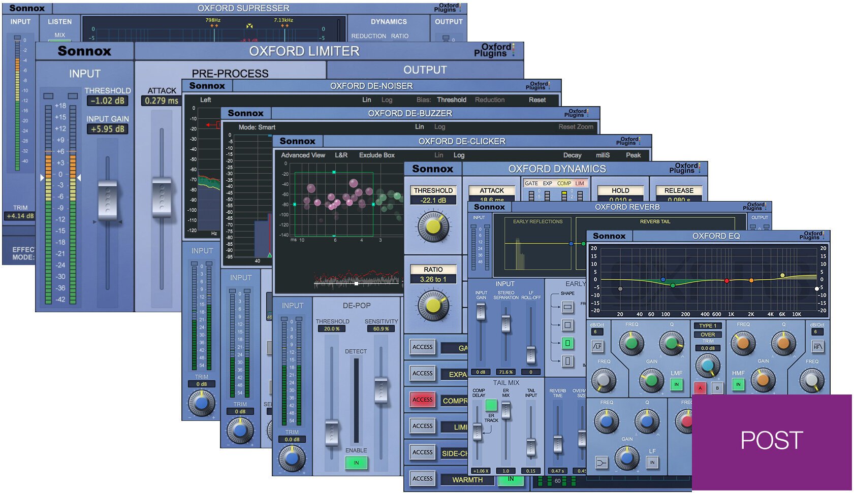 Tonstudio-Software Plug-In Effekt Sonnox Post (Native) (Digitales Produkt)