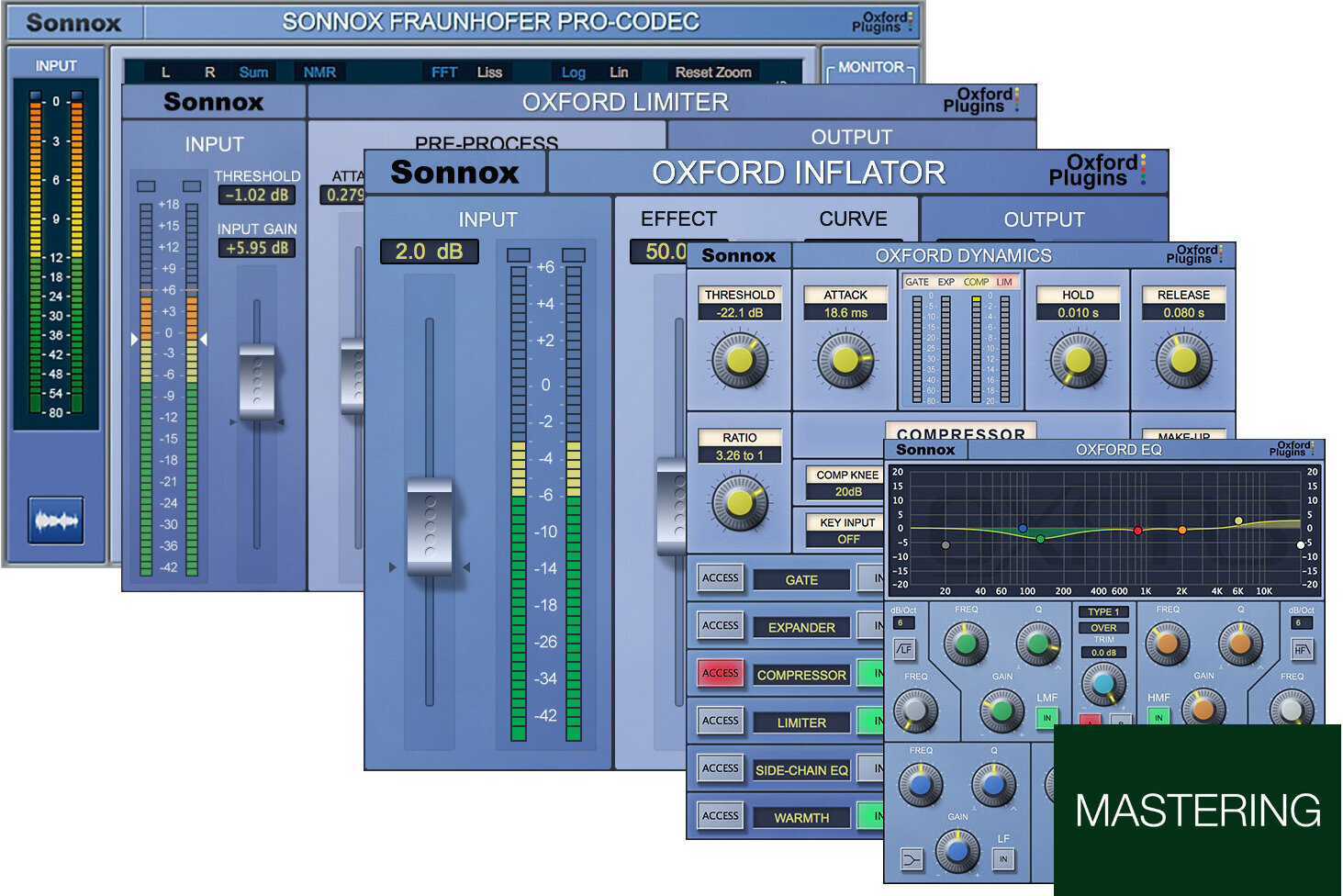 Εφέ FX Plug-In λογισμικού στούντιο Sonnox Mastering (Native) (Ψηφιακό προϊόν)