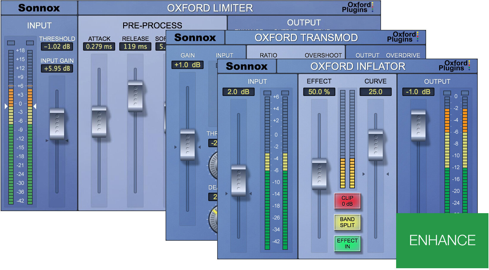 Studio software plug-in effect Sonnox Enhance (Native) (Digitaal product)