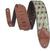 Leather guitar strap Levys M4WP-004 Leather guitar strap Arrowhead Turquoise