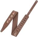 Levy's Celestial Beings Brown Guitar strap