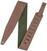 Leather guitar strap Levys MGS317ST-BRN-GRN Leather guitar strap Brown & Green