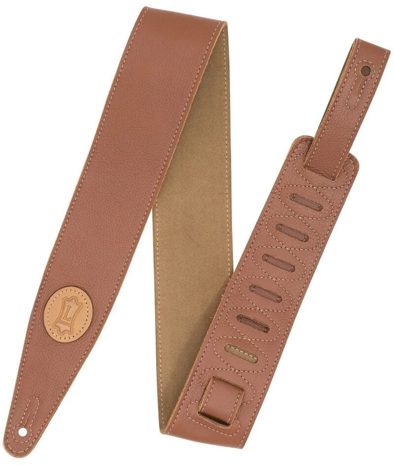 Leather guitar strap Levys MGS317ST-TAN-SND Leather guitar strap Tan