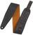 Leather guitar strap Levys MGS44ST3-BLK-HNY Leather guitar strap Black & Honey