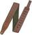 Leather guitar strap Levys MGS80CS-BRN-GRN Leather guitar strap Brown & Green