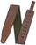 Leather guitar strap Levys MGS83CS-BRN-GRN Leather guitar strap Brown & Green