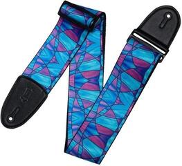 Колан за китара Levy's Stained Glass  Plumb Blue Колан за китара