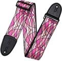 Levy's Stained Glass  Pink Textile guitar strap