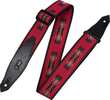 Textile guitar strap Levys MSSN80-RED - 1