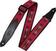 Textile guitar strap Levys MSSN80-RED