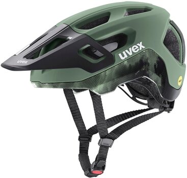 Capacete de bicicleta UVEX React Mips Moss Green/Black Matt 52-56 Capacete de bicicleta - 1