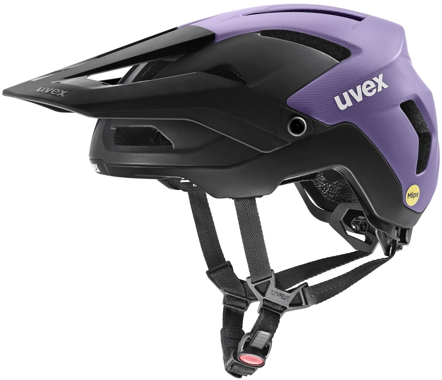 Kerékpár sisak UVEX Renegade Mips Lilac/Black Matt 54-58 Kerékpár sisak