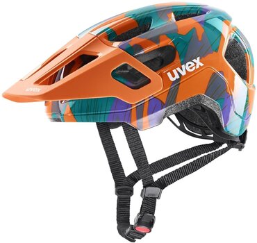 Bike Helmet UVEX React Jr. Papaya Camo 52-56 Bike Helmet - 1