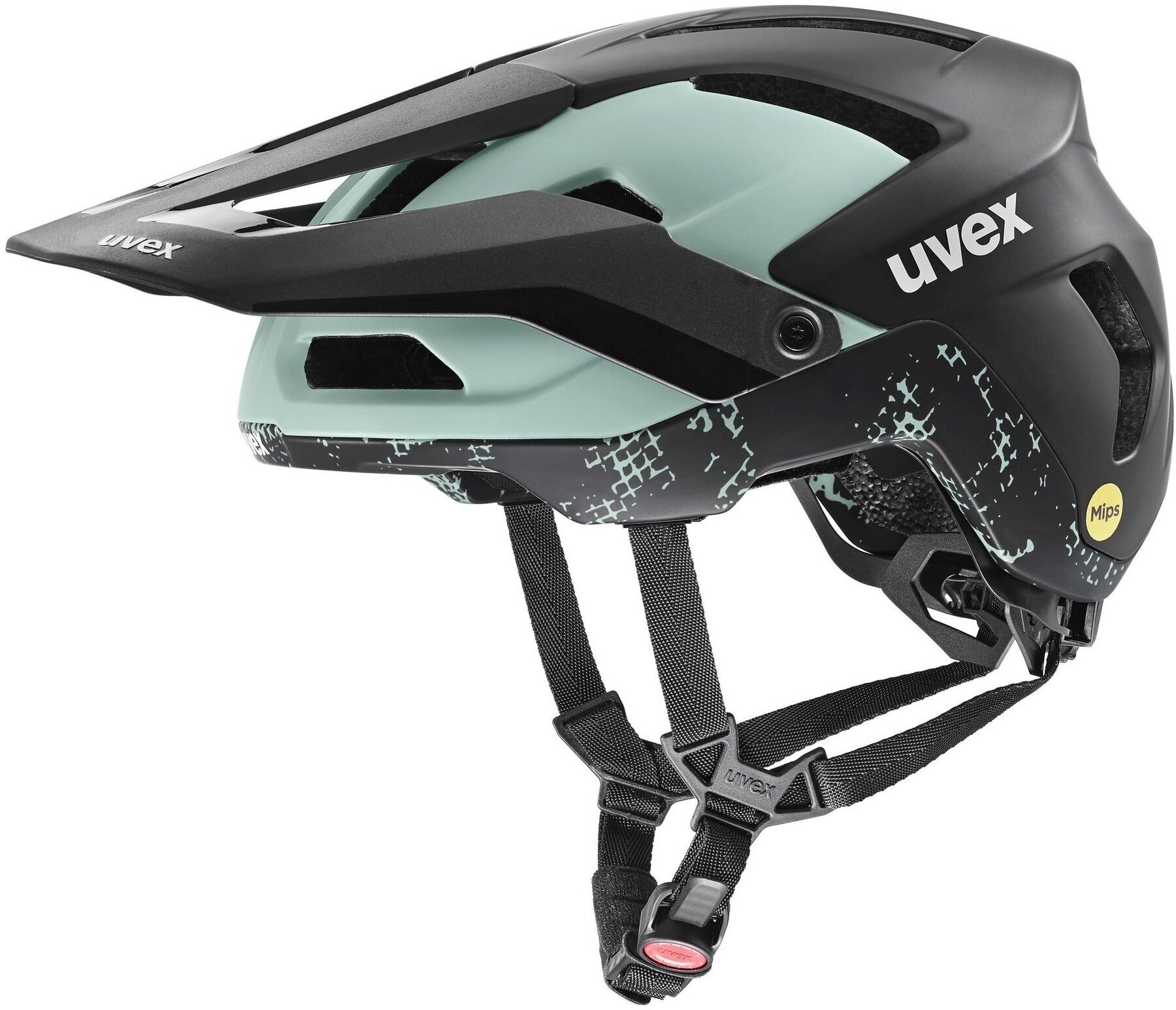 Cyklistická helma UVEX Renegade Mips Black/Jade Matt 57-61 Cyklistická helma