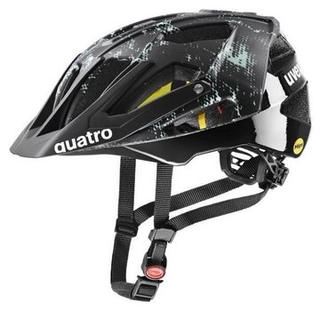 Cyklistická helma UVEX Quatro CC Mips Black/Jade Matt 52-57 Cyklistická helma - 1