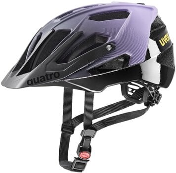Bike Helmet UVEX Quatro CC Lilac/Black Matt 52-57 Bike Helmet - 1