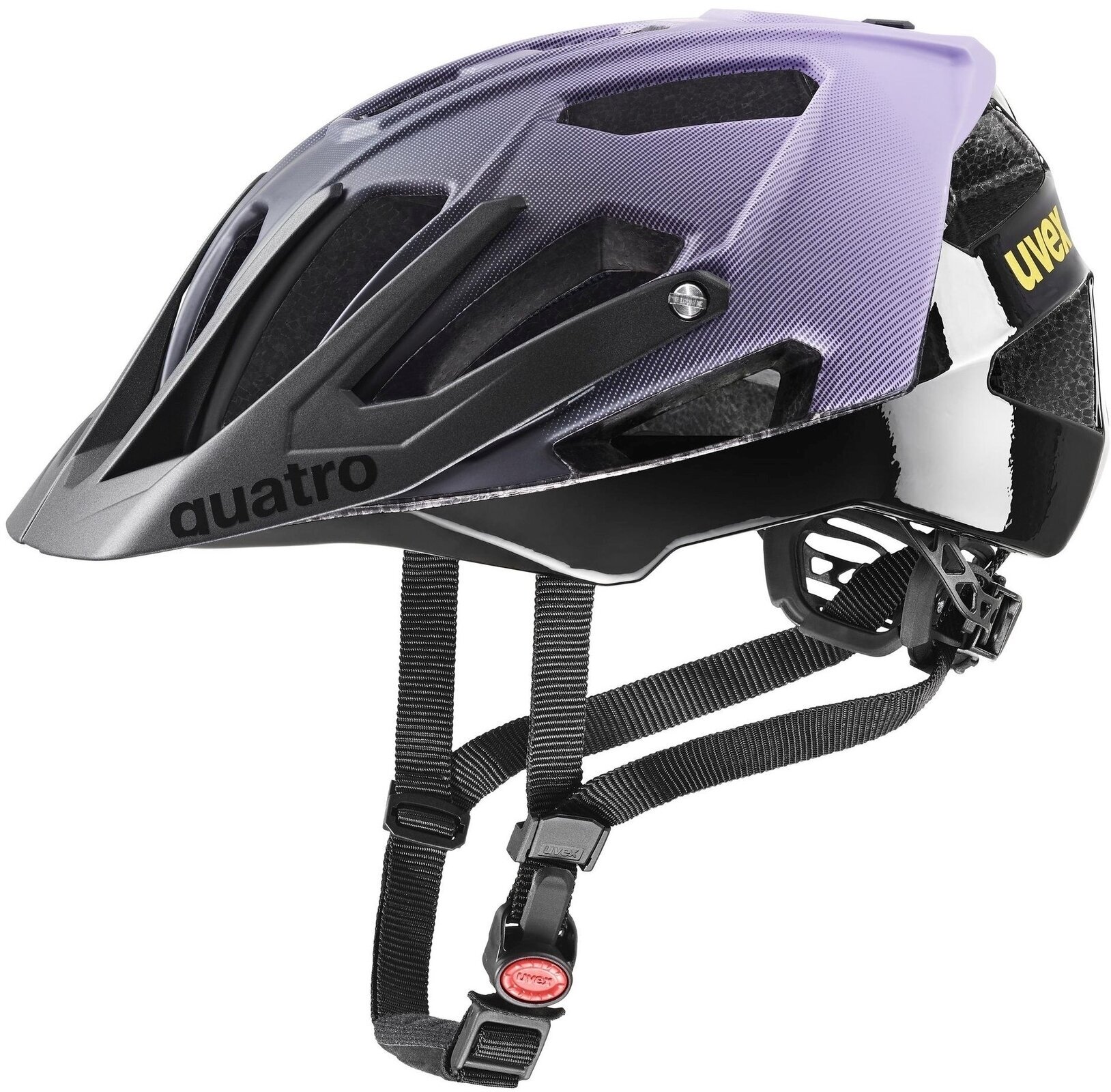 Cykelhjälm UVEX Quatro CC Lilac/Black Matt 56-60 Cykelhjälm