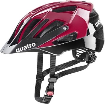 Bike Helmet UVEX Quatro Red/Black 52-57 Bike Helmet - 1